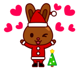 Chocolate Rabbit/Christmas&New Year sticker #8901034