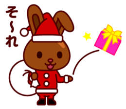 Chocolate Rabbit/Christmas&New Year sticker #8901035