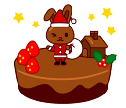 Chocolate Rabbit/Christmas&New Year sticker #8901038