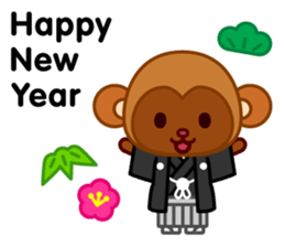 Chocolate Rabbit/Christmas&New Year sticker #8901045