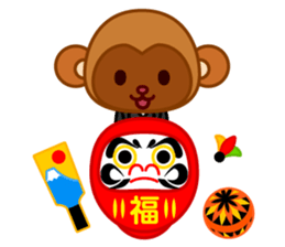 Chocolate Rabbit/Christmas&New Year sticker #8901055