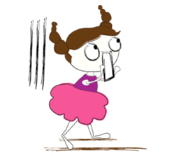 Life of naughty girl sticker #8901256