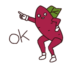 Satsuma-potato sticker #8901635