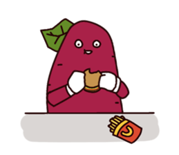 Satsuma-potato sticker #8901647