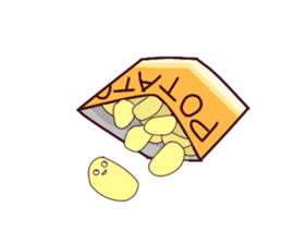 Satsuma-potato sticker #8901648
