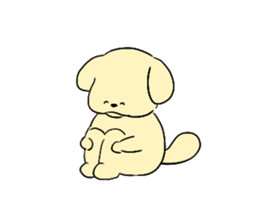 Sticker of puppy!!2 sticker #8902264