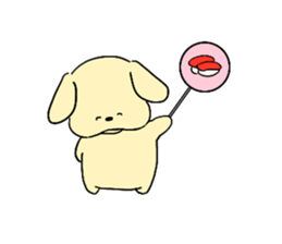 Sticker of puppy!!2 sticker #8902269