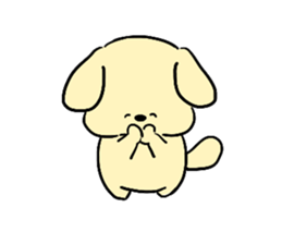 Sticker of puppy!!2 sticker #8902272