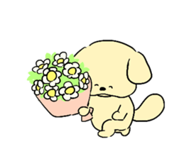Sticker of puppy!!2 sticker #8902275