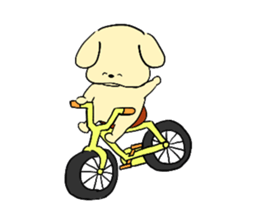 Sticker of puppy!!2 sticker #8902277