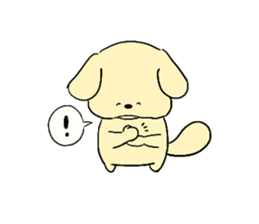 Sticker of puppy!!2 sticker #8902281