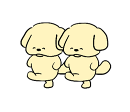 Sticker of puppy!!2 sticker #8902285