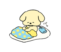 Sticker of puppy!!2 sticker #8902290