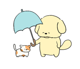 Sticker of puppy!!2 sticker #8902294