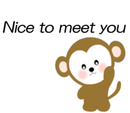 2016 Happy New Year Monkeys [English] sticker #8902520