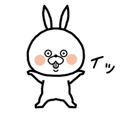 Pretty rabbit! sticker #8903041