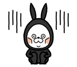 Pretty rabbit! sticker #8903043