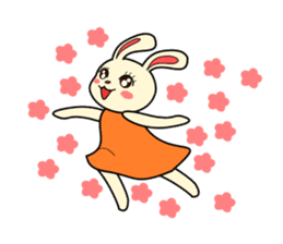 a rabbit called "MIMIPON" ver.3 sticker #8903161