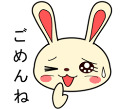 a rabbit called "MIMIPON" ver.3 sticker #8903173