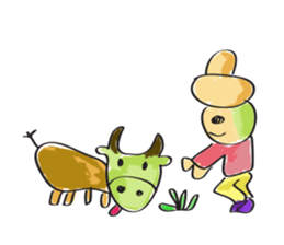 Children's Drawing sticker #8903373