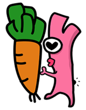 Daily routine of the Fries-Rabbit sticker #8903419