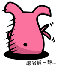 Daily routine of the Fries-Rabbit sticker #8903427