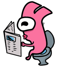 Daily routine of the Fries-Rabbit sticker #8903430