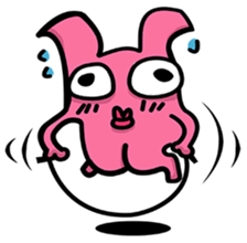 Daily routine of the Fries-Rabbit sticker #8903438