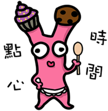 Daily routine of the Fries-Rabbit sticker #8903455