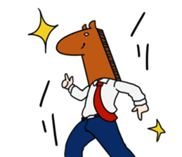 Workers of horse sticker #8903737
