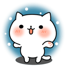 Motchiri Cat [winter] sticker #8903857