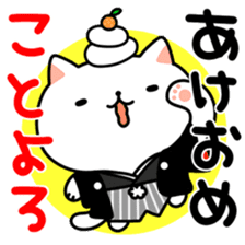 Motchiri Cat [winter] sticker #8903868