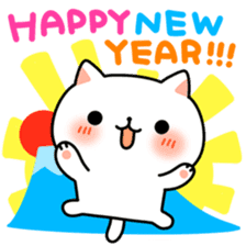 Motchiri Cat [winter] sticker #8903869