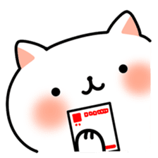 Motchiri Cat [winter] sticker #8903876