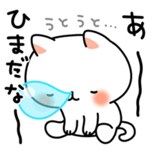 Motchiri Cat [winter] sticker #8903878