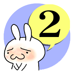 Rabbit of one character 2