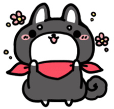 Black Shiba Inu Kuroshibaken sticker #8904625