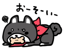 Black Shiba Inu Kuroshibaken sticker #8904632