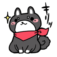 Black Shiba Inu Kuroshibaken sticker #8904644