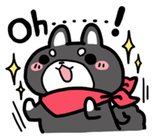 Black Shiba Inu Kuroshibaken sticker #8904647