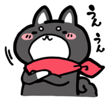 Black Shiba Inu Kuroshibaken sticker #8904651