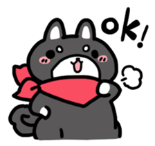 Black Shiba Inu Kuroshibaken sticker #8904653