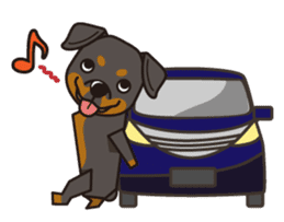 iinu - Rottweiler sticker #8905096
