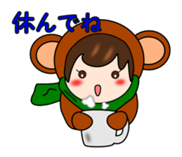 OSARU SAN sticker #8905235