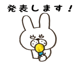 Welcome back! Rabbit jiro sticker #8905398