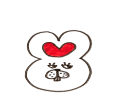 Welcome back! Rabbit jiro sticker #8905415