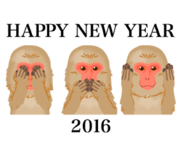 Happy New Year 2016 Stickers sticker #8906064