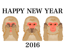 Happy New Year 2016 Stickers sticker #8906064