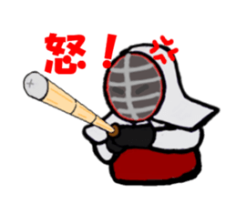japanese swordman2 sticker #8906216
