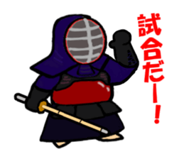 japanese swordman2 sticker #8906217